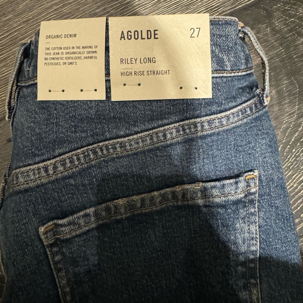 NWT / AGOLDE Riley long jeans -size 28 - Cypher